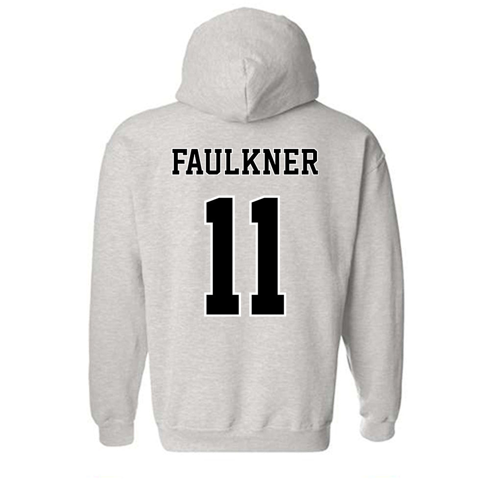 Towson - NCAA Football : Peyton Faulkner - Classic Fashion Shersey Hooded Sweatshirt-1