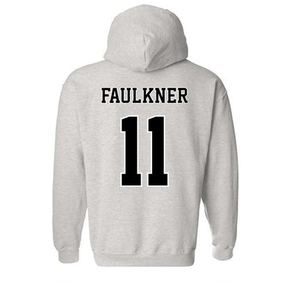 Towson - NCAA Football : Peyton Faulkner - Classic Fashion Shersey Hooded Sweatshirt-1
