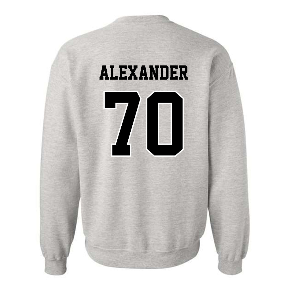 Towson - NCAA Football : TKhi Alexander - Classic Fashion Shersey Crewneck Sweatshirt-1
