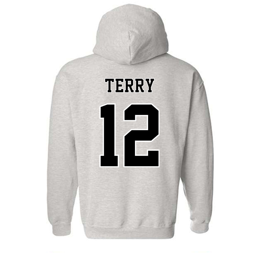 Towson - NCAA Football : Xavier Terry - Classic Fashion Shersey Hooded Sweatshirt-1
