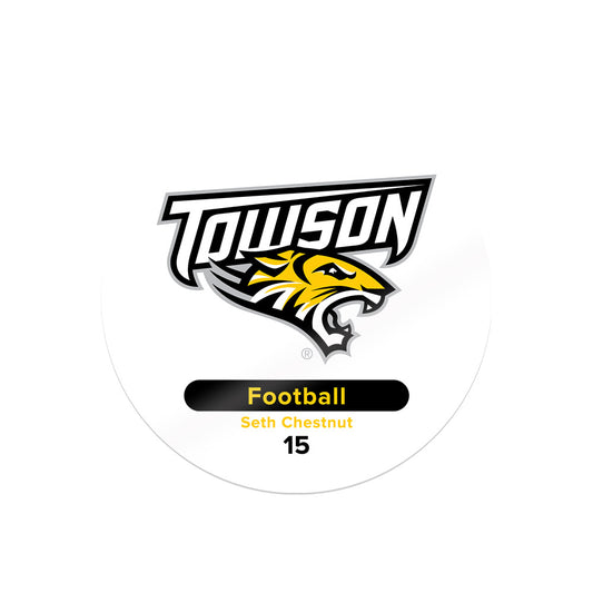 Towson - NCAA Football : Seth Chestnut - Sticker-0