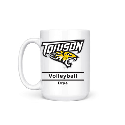 Towson - NCAA Women's Volleyball : Ava Drye - Coffee Mug-1