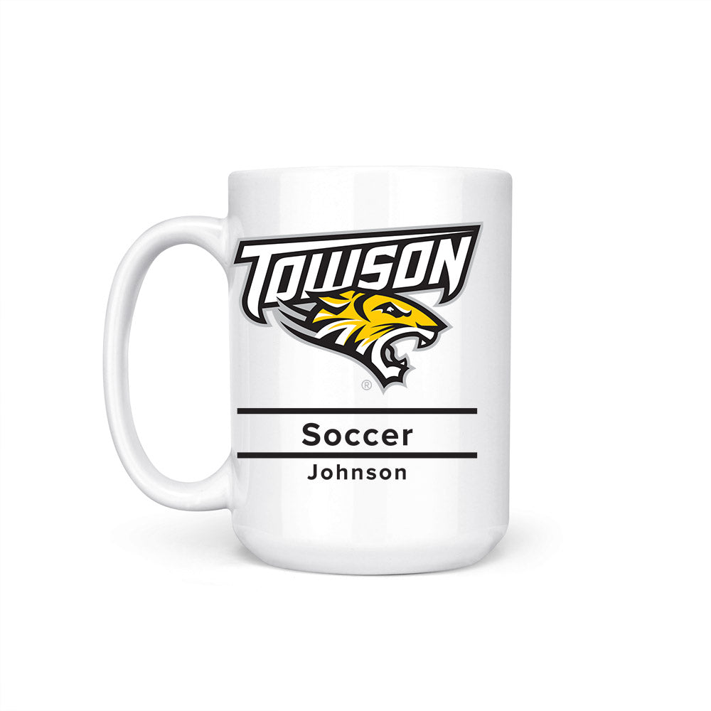 Towson - NCAA Women's Soccer : Sejal Johnson - Coffee Mug-1