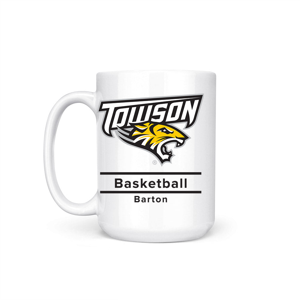 Towson - NCAA Men's Basketball : Jon Barton - Coffee Mug-1