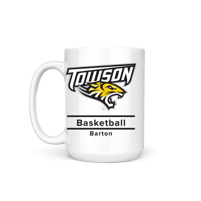 Towson - NCAA Men's Basketball : Jon Barton - Coffee Mug-1