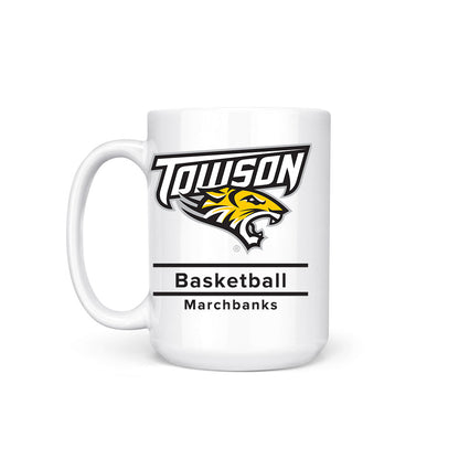 Towson - NCAA Women's Basketball : Masyn Marchbanks - Coffee Mug-1