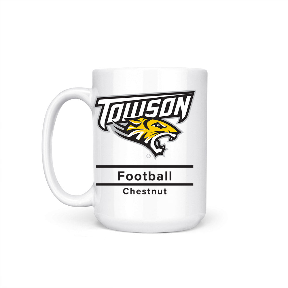 Towson - NCAA Football : Seth Chestnut - Coffee Mug-1