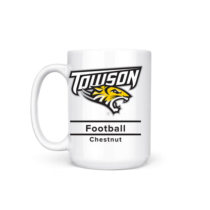 Towson - NCAA Football : Seth Chestnut - Coffee Mug-1