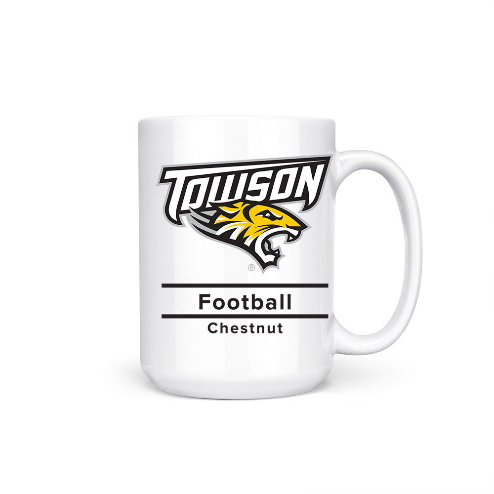 Towson - NCAA Football : Seth Chestnut - Coffee Mug-0