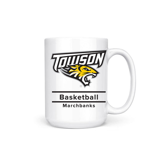 Towson - NCAA Women's Basketball : Masyn Marchbanks - Coffee Mug-0