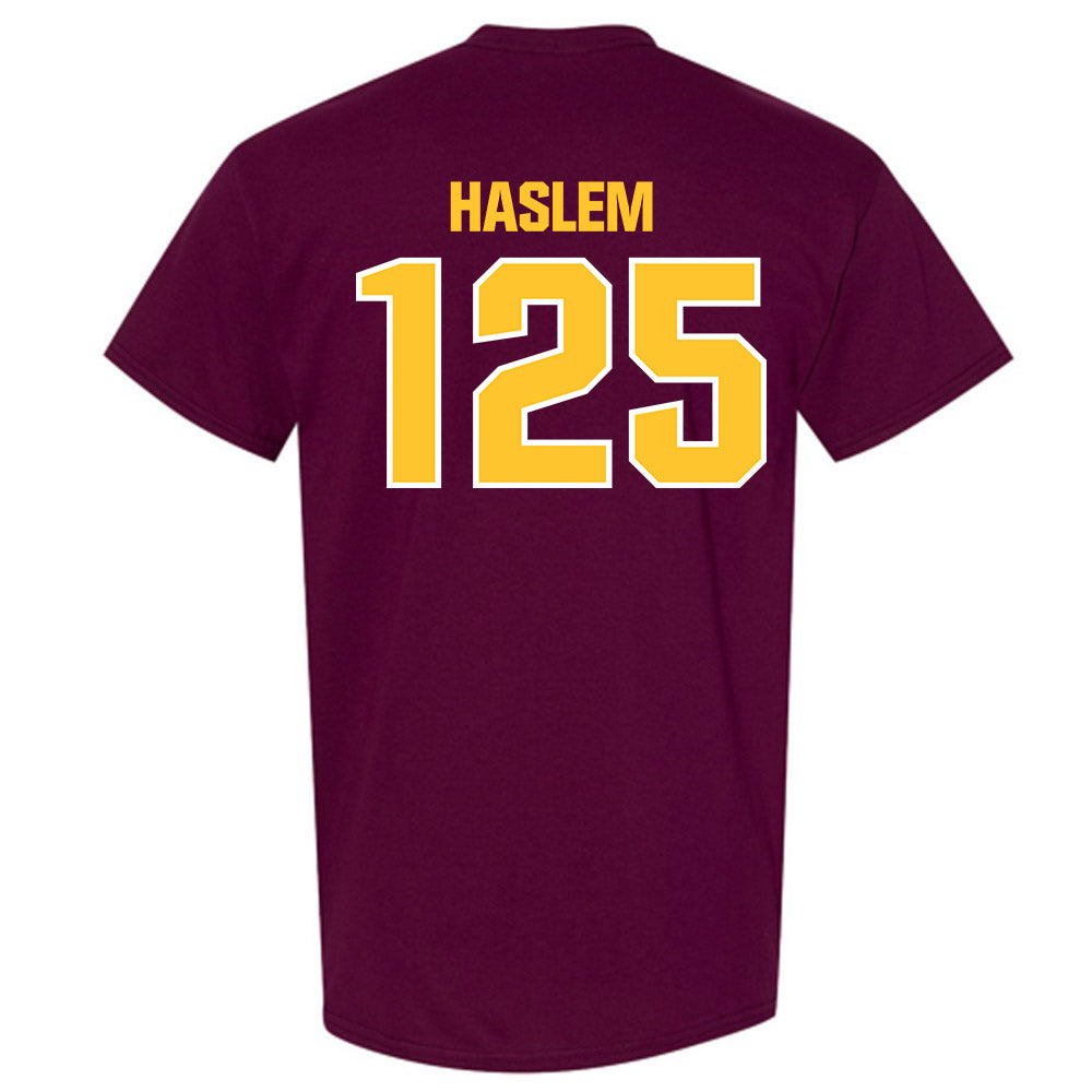 Central Michigan - NCAA Wrestling : Cristian Haslem - Classic Shersey T-Shirt-1