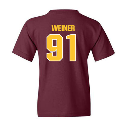 Central Michigan - NCAA Football : Aaron Weiner - Classic Shersey Youth T-Shirt-1
