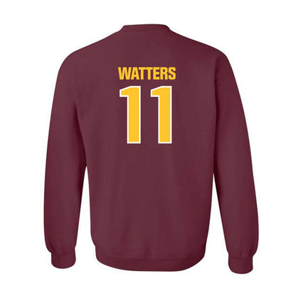 Central Michigan - NCAA Football : Ryland Watters - Classic Shersey Crewneck Sweatshirt-1
