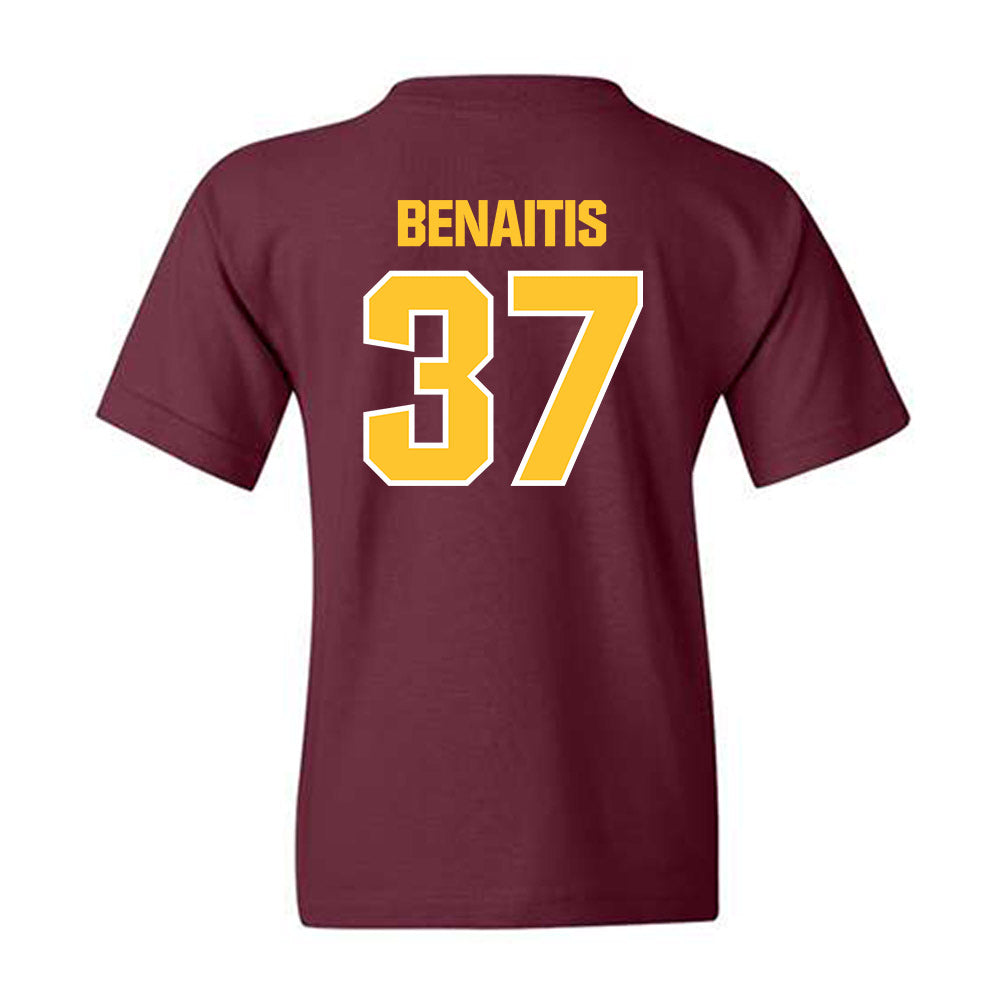 Central Michigan - NCAA Football : Colton Benaitis - Classic Shersey Youth T-Shirt-1