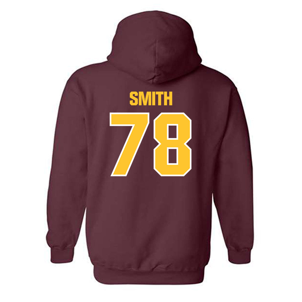 Central Michigan - NCAA Football : Talon Smith - Classic Shersey Hooded Sweatshirt-1