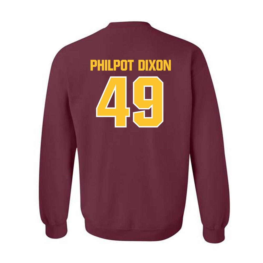 Central Michigan - NCAA Football : Jason Philpot Dixon - Classic Shersey Crewneck Sweatshirt-1
