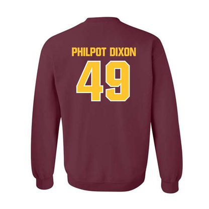 Central Michigan - NCAA Football : Jason Philpot Dixon - Classic Shersey Crewneck Sweatshirt-1