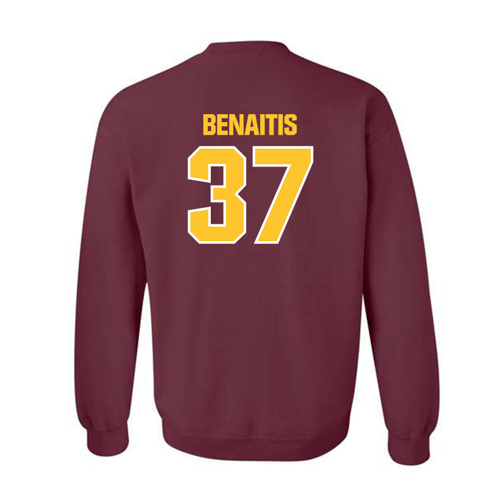 Central Michigan - NCAA Football : Colton Benaitis - Classic Shersey Crewneck Sweatshirt-1