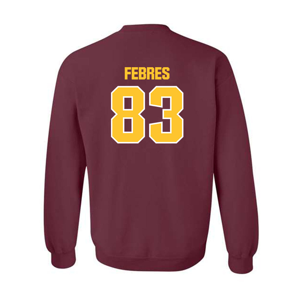 Central Michigan - NCAA Football : Dashon Febres - Classic Shersey Crewneck Sweatshirt-1