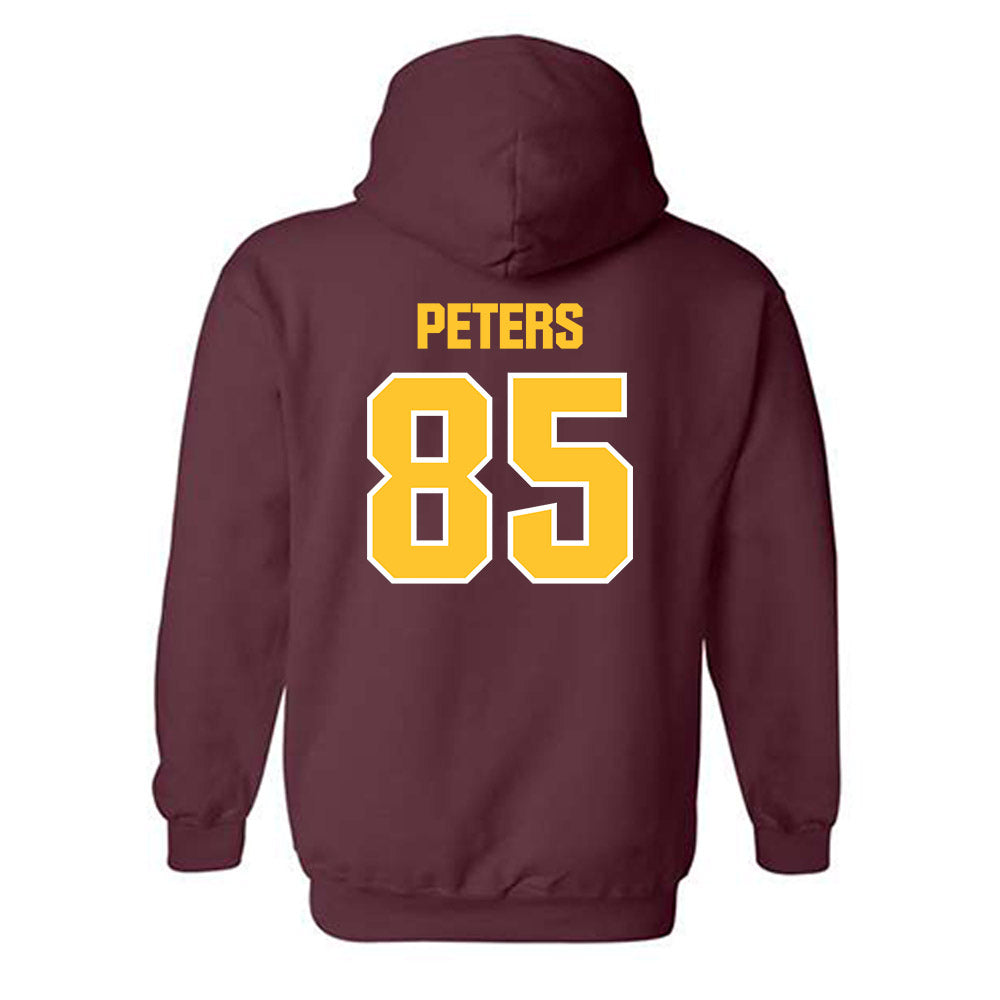 Central Michigan - NCAA Football : Myles Peters - Classic Shersey Hooded Sweatshirt-1