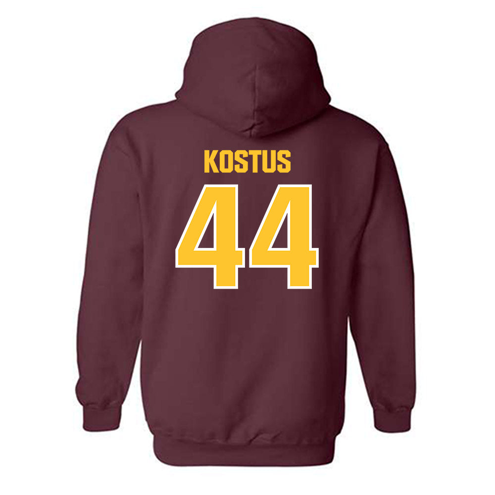 Central Michigan - NCAA Football : Kade Kostus - Classic Shersey Hooded Sweatshirt-1