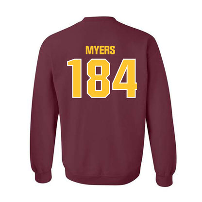 Central Michigan - NCAA Wrestling : Trey Myers - Classic Shersey Crewneck Sweatshirt-1