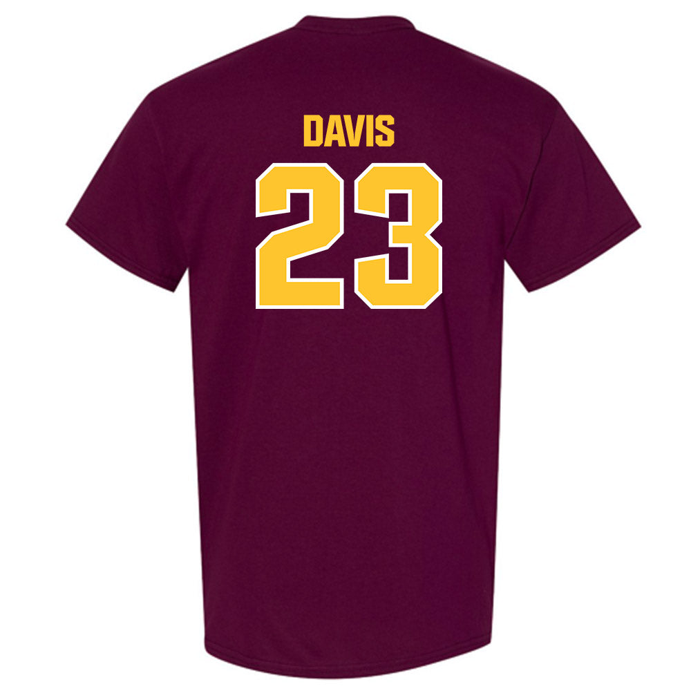 Central Michigan - NCAA Women's Basketball : Summer Davis - Classic Shersey T-Shirt-1