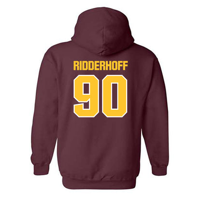Central Michigan - NCAA Football : Connor Ridderhoff - Classic Shersey Hooded Sweatshirt-1