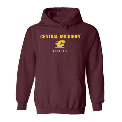 Central Michigan - NCAA Football : Nolan Anderson - Classic Shersey Hooded Sweatshirt-0