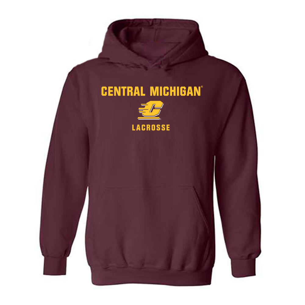Central Michigan - NCAA Women's Lacrosse : Emily Gargan - Classic Shersey Hooded Sweatshirt-0