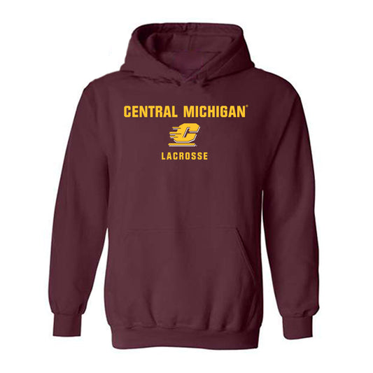 Central Michigan - NCAA Women's Lacrosse : Emily Gargan - Classic Shersey Hooded Sweatshirt-0