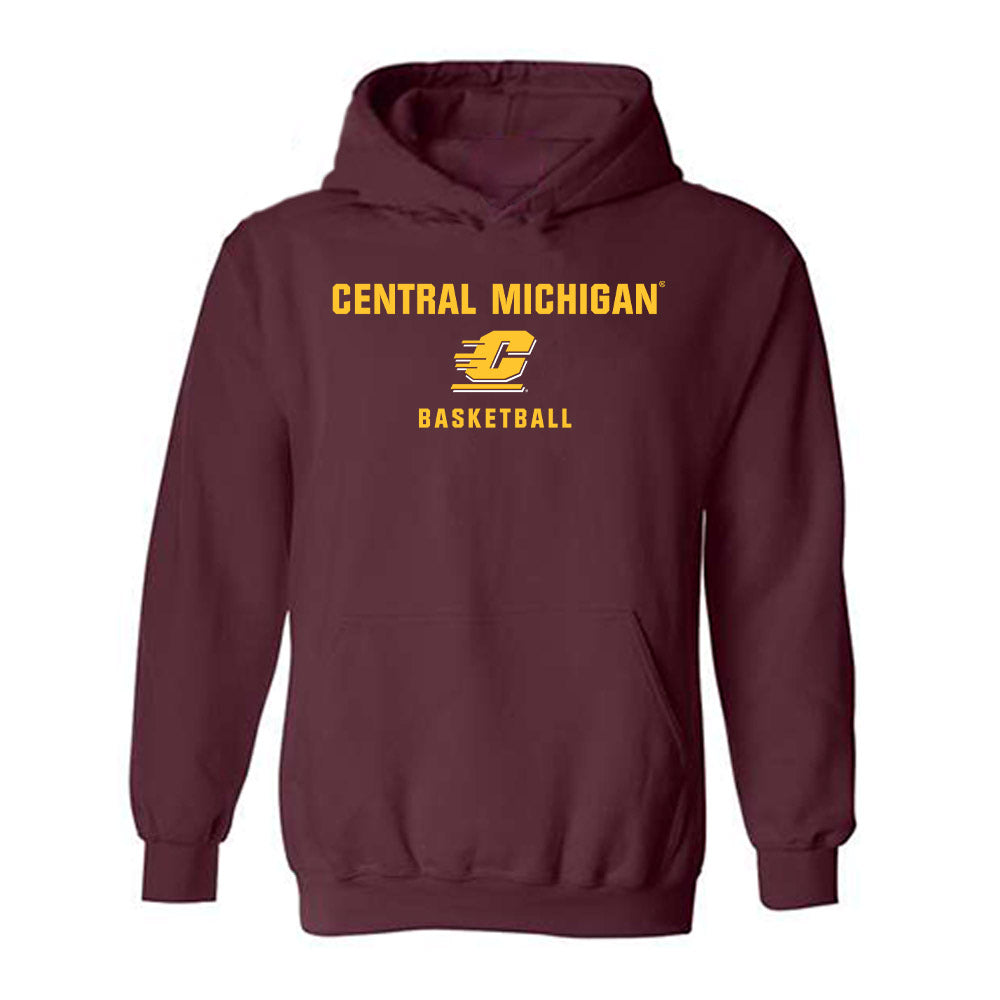 Central Michigan - NCAA Women's Basketball : Summer Davis - Classic Shersey Hooded Sweatshirt-0