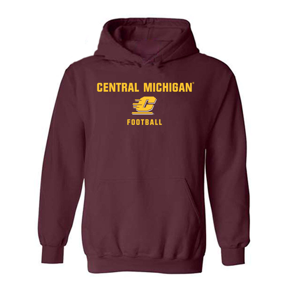 Central Michigan - NCAA Football : Marcus Beamon - Classic Shersey Hooded Sweatshirt-0