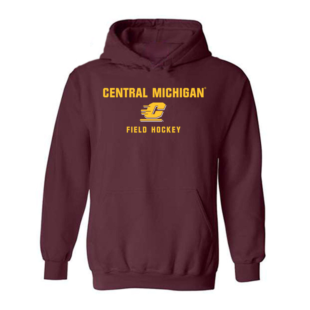 Central Michigan - NCAA Women's Field Hockey : Teah Savignano - Classic Shersey Hooded Sweatshirt-0