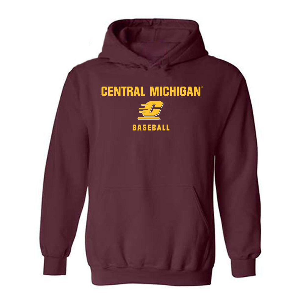 Central Michigan - NCAA Baseball : Jayden Yancy - Classic Shersey Hooded Sweatshirt-0