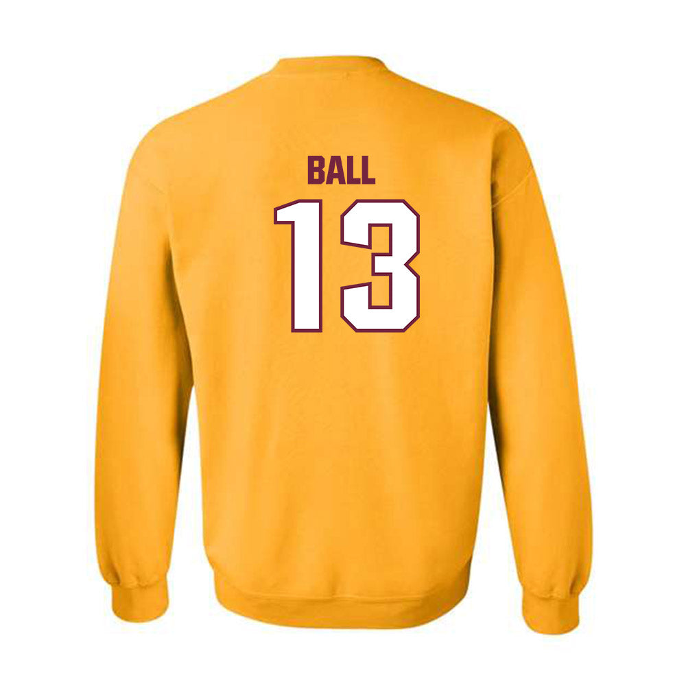 Central Michigan - NCAA Baseball : Nathan Ball - Classic Shersey Crewneck Sweatshirt