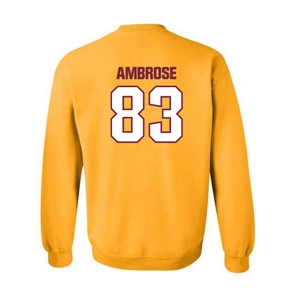 Central Michigan - NCAA Football : Travis Ambrose - Classic Shersey Crewneck Sweatshirt-1