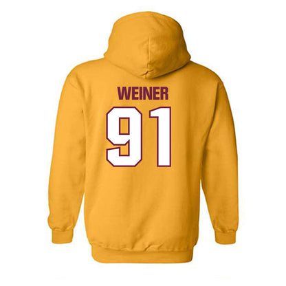 Central Michigan - NCAA Football : Aaron Weiner - Classic Shersey Hooded Sweatshirt-1