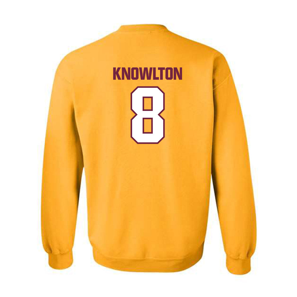 Central Michigan - NCAA Baseball : Zach Knowlton - Classic Shersey Crewneck Sweatshirt-1