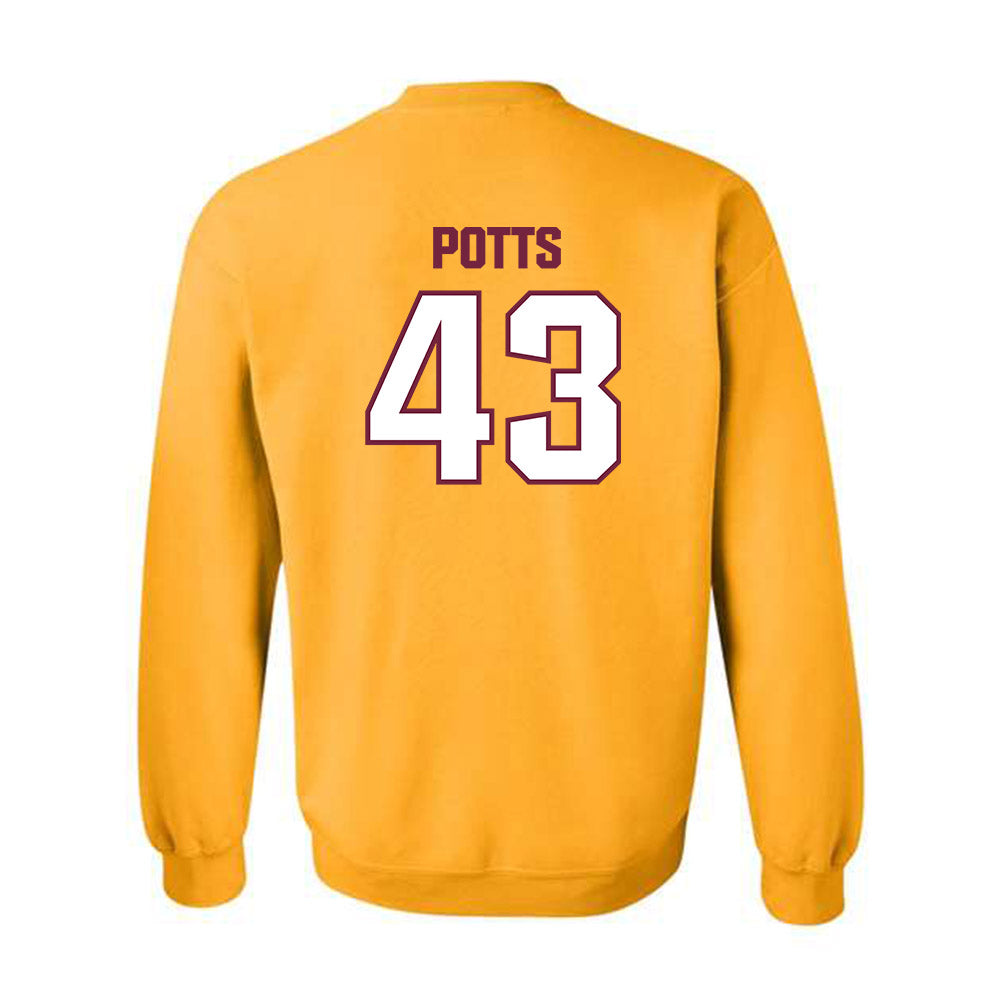 Central Michigan - NCAA Baseball : Tyson Potts - Classic Shersey Crewneck Sweatshirt-1