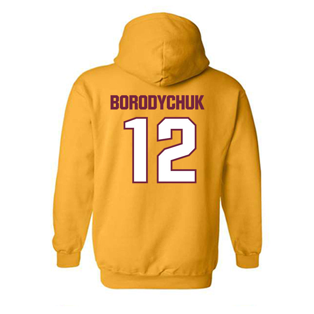 Central Michigan - NCAA Football : Logan Borodychuk - Classic Shersey Hooded Sweatshirt-1