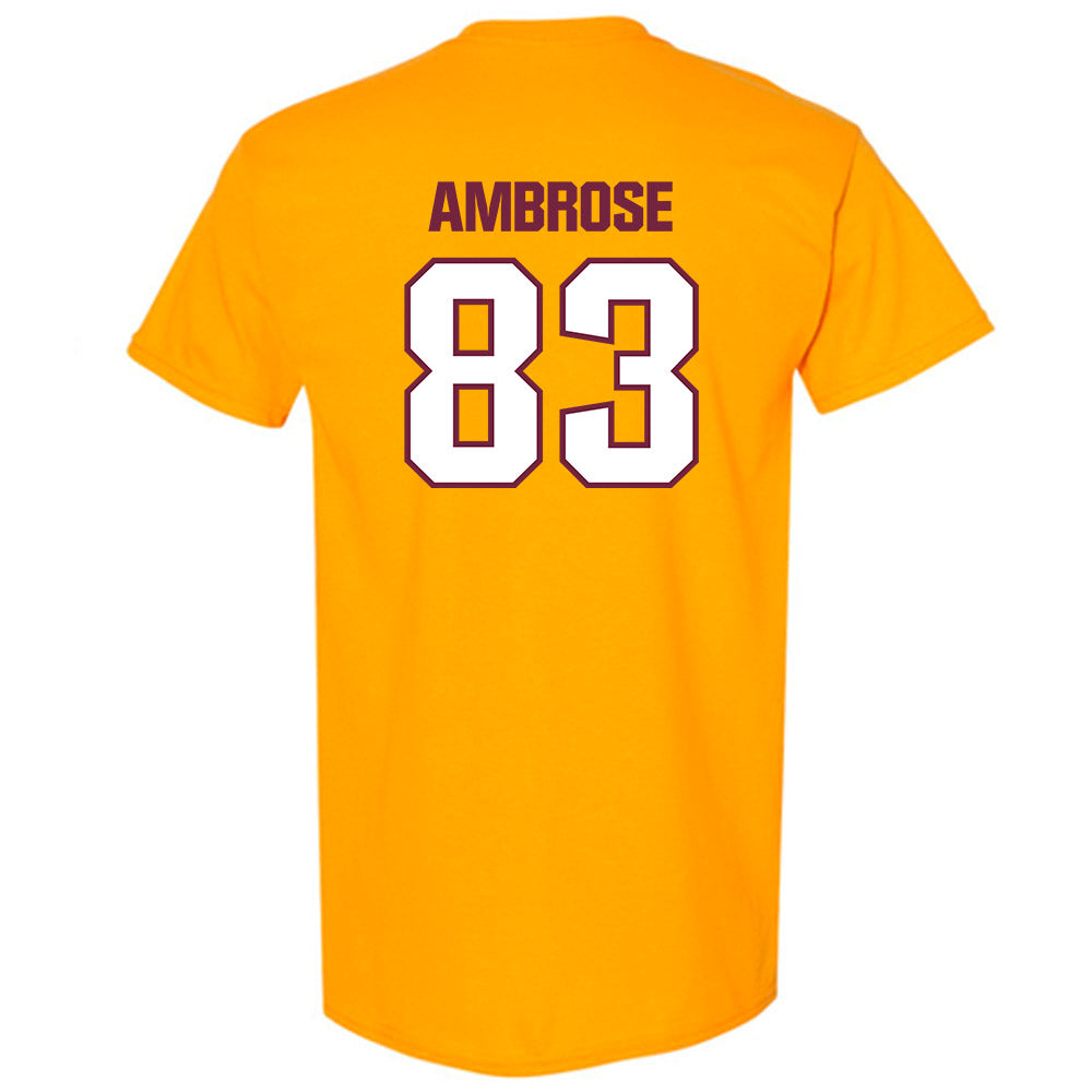 Central Michigan - NCAA Football : Travis Ambrose - Classic Shersey T-Shirt-1