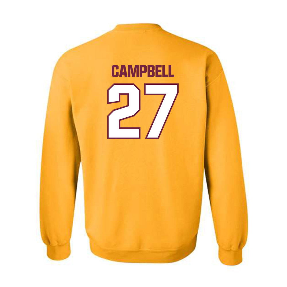Central Michigan - NCAA Football : Tysen Campbell - Classic Shersey Crewneck Sweatshirt-1