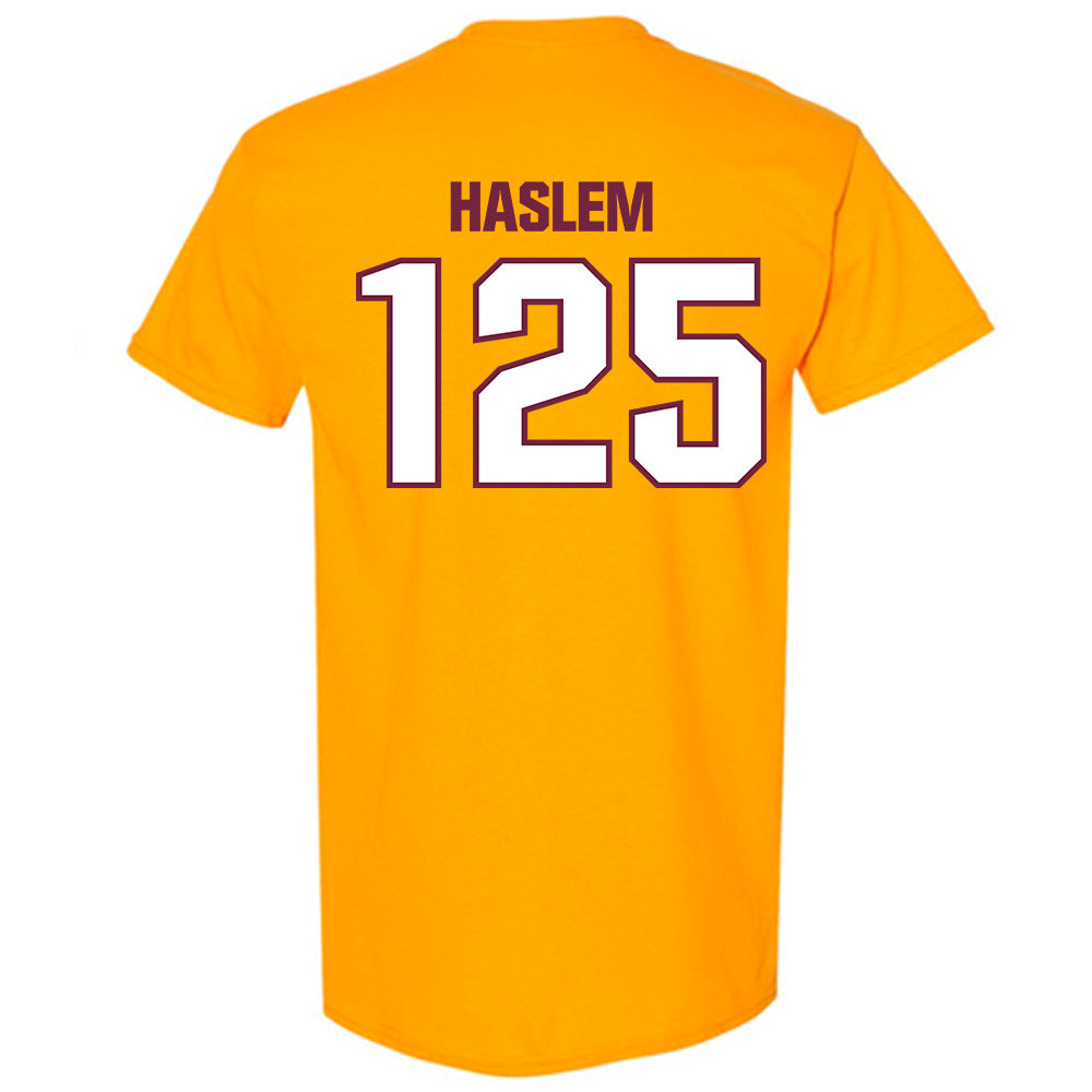 Central Michigan - NCAA Wrestling : Cristian Haslem - Classic Shersey T-Shirt-1