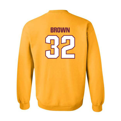Central Michigan - NCAA Football : Donovan Brown - Classic Shersey Crewneck Sweatshirt-1