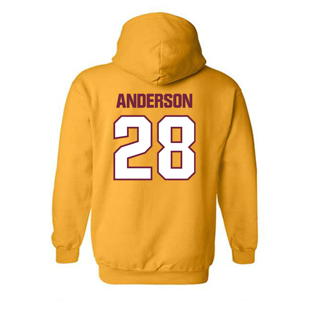 Central Michigan - NCAA Football : Nolan Anderson - Classic Shersey Hooded Sweatshirt-1