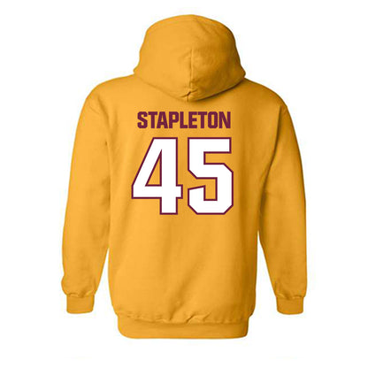 Central Michigan - NCAA Football : Jordan Stapleton - Classic Shersey Hooded Sweatshirt-1
