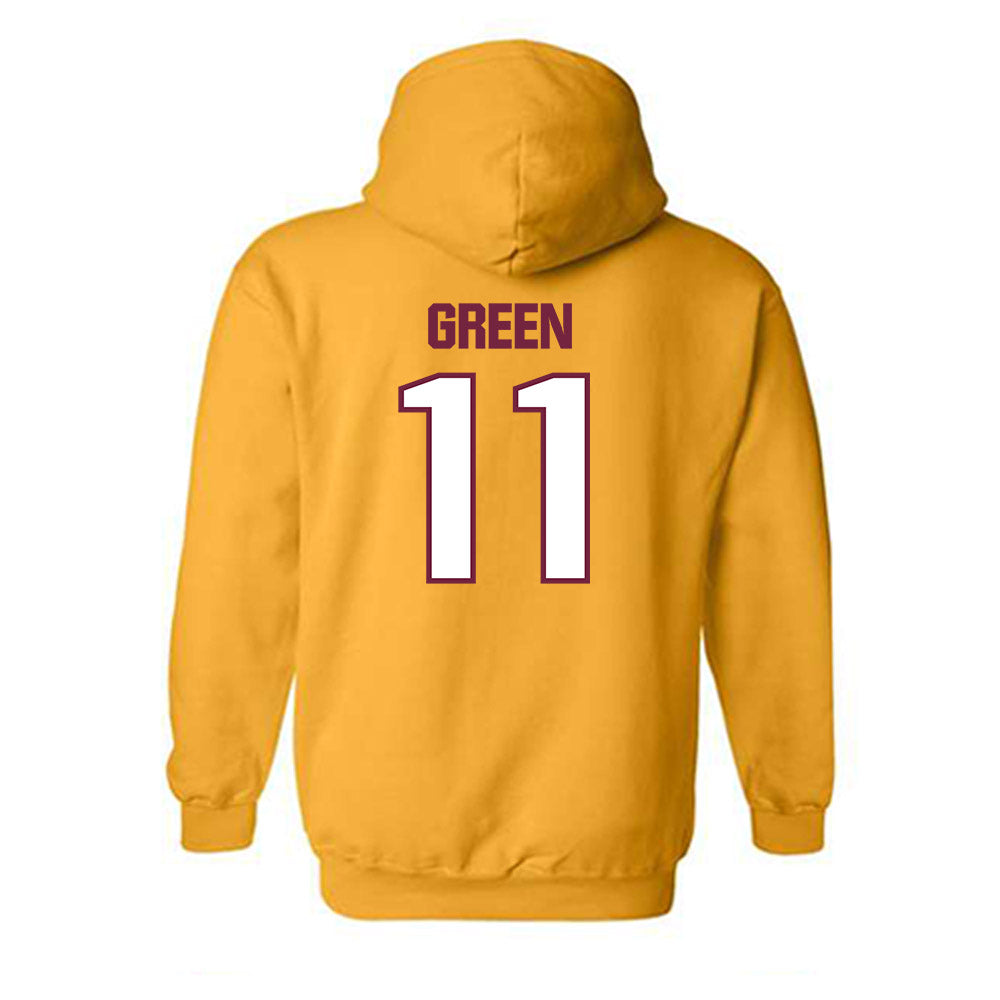 Central Michigan - NCAA Women's Basketball : Jailenn Green - Classic Shersey Hooded Sweatshirt-1