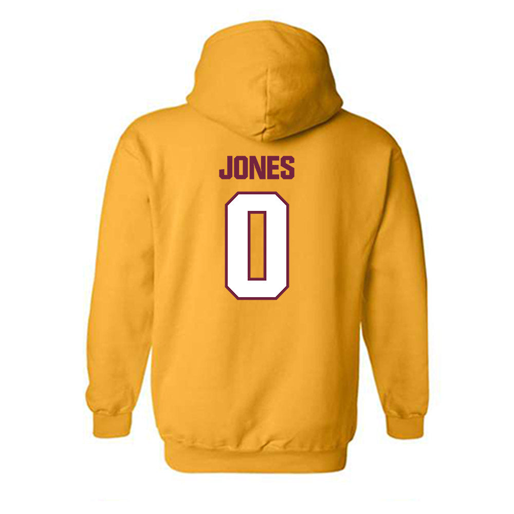 Central Michigan - NCAA Football : Kendall Jones - Classic Shersey Hooded Sweatshirt-1