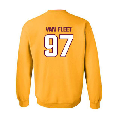 Central Michigan - NCAA Football : Maxwell Van Fleet - Classic Shersey Crewneck Sweatshirt-1
